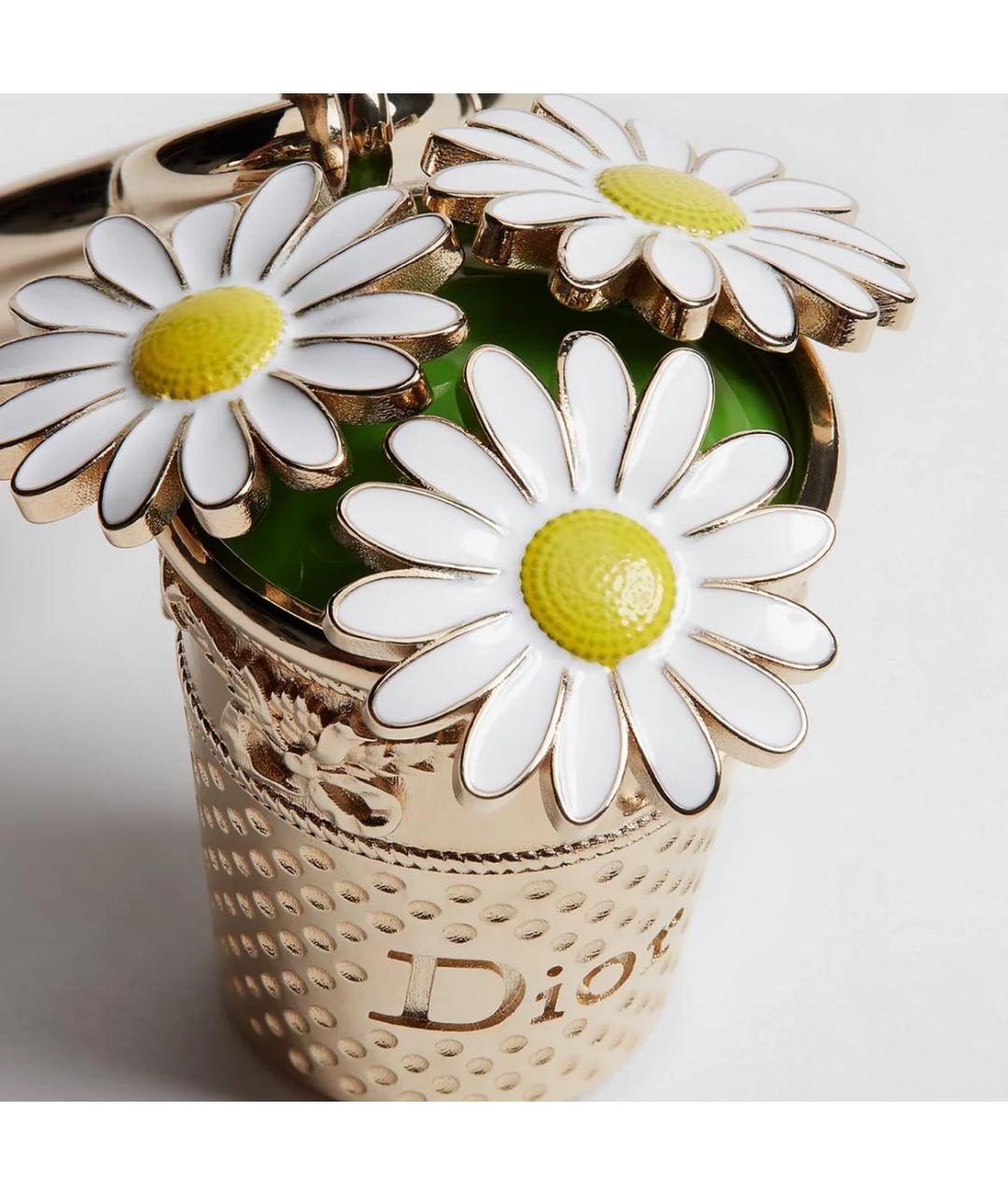 CHRISTIAN DIOR Белый брелок, фото 3