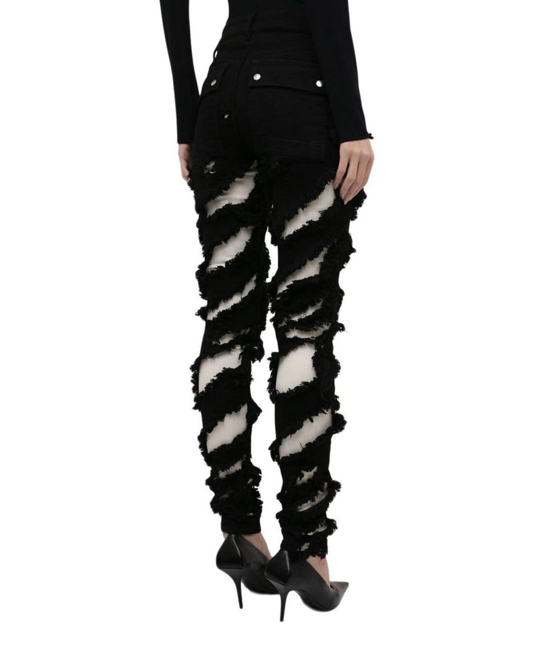 RICK OWENS Черные джинсы скинни, фото 4
