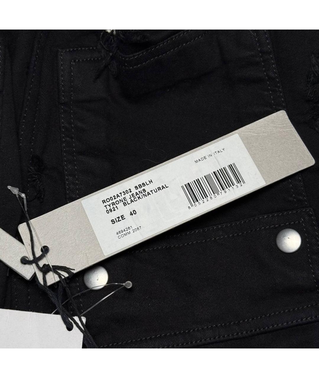 RICK OWENS Черные джинсы скинни, фото 7