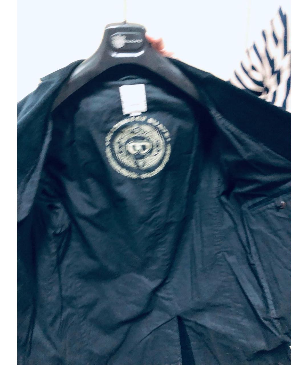 DIESEL Черный хлопковый пиджак, фото 3