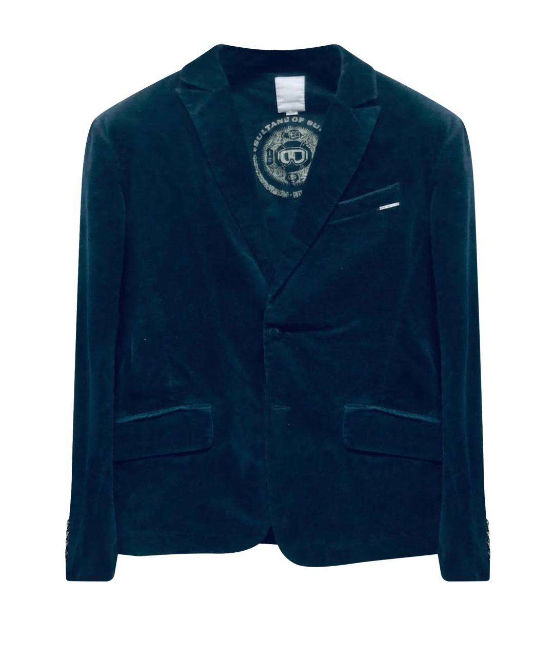 DIESEL Черный хлопковый пиджак, фото 1