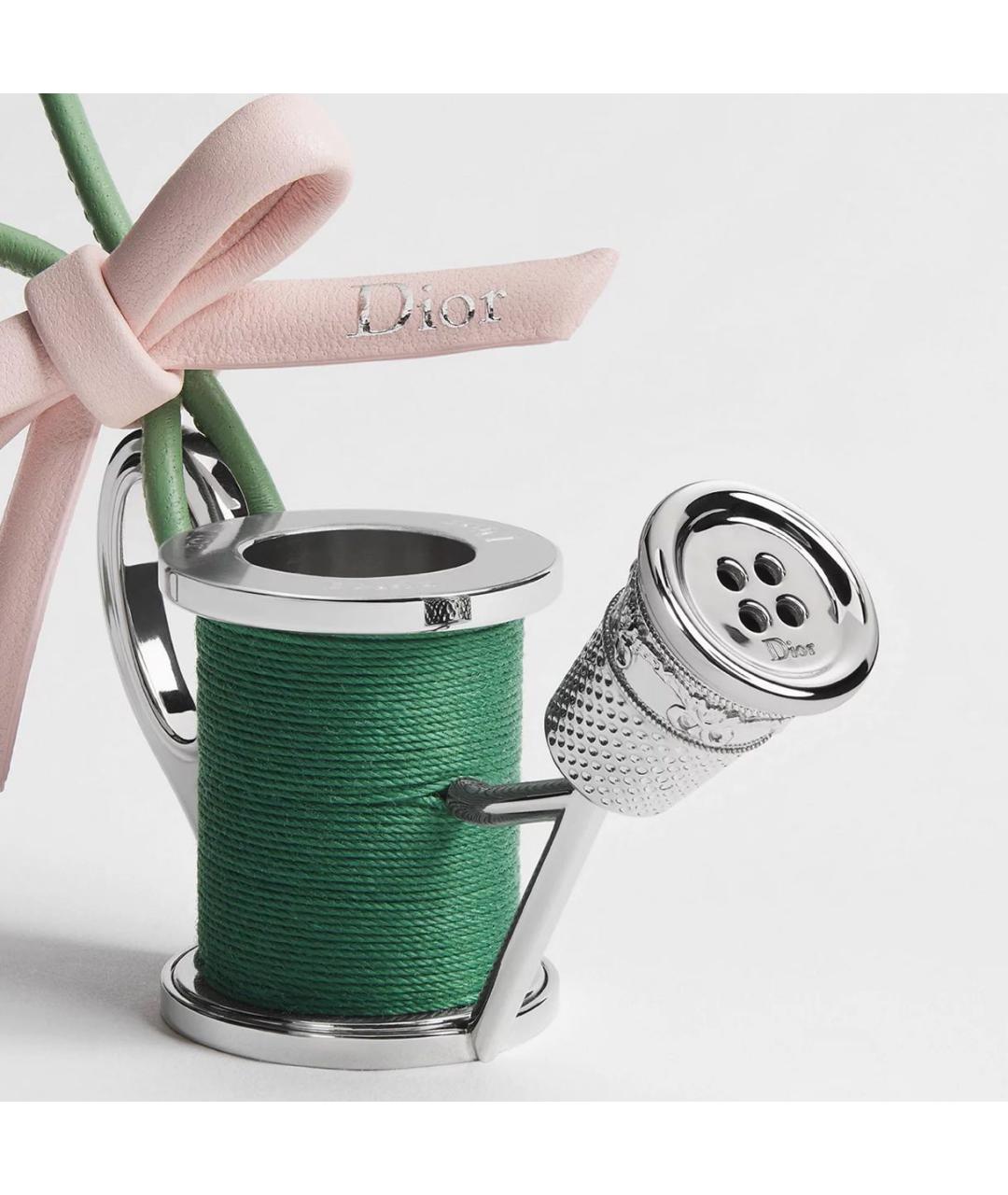 CHRISTIAN DIOR Зеленый брелок, фото 3