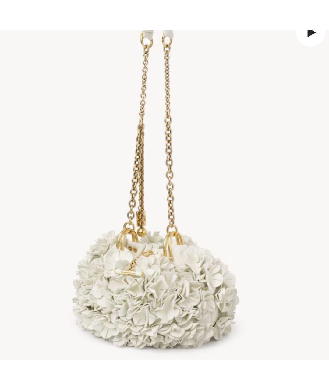 CHLOE Белая сумка через плечо, фото 3
