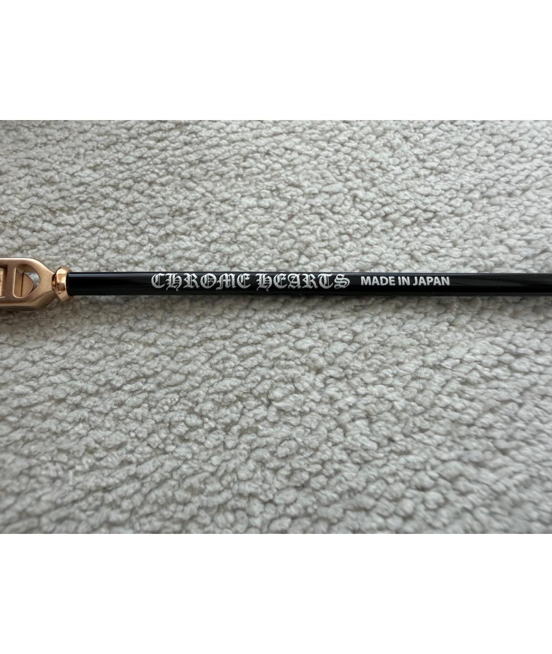 CHROME HEARTS Золотые металлические солнцезащитные очки, фото 3