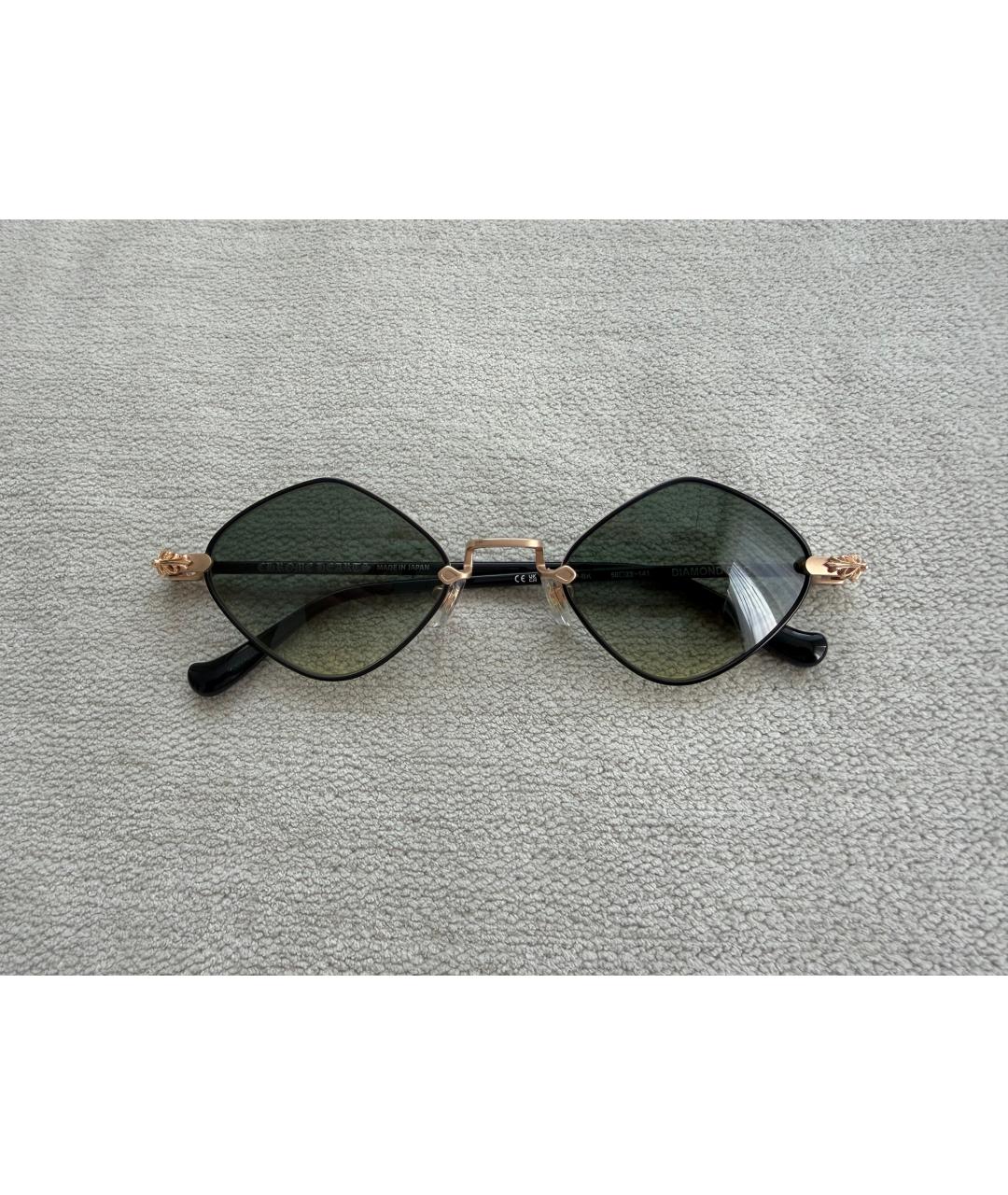 CHROME HEARTS Золотые металлические солнцезащитные очки, фото 6