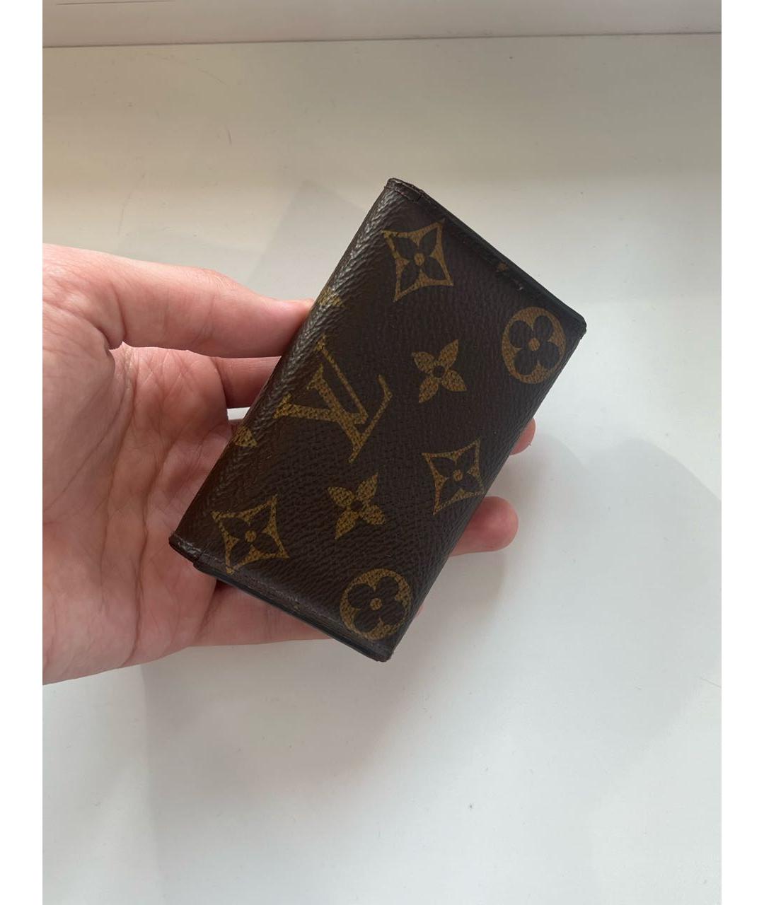 LOUIS VUITTON Бордовая ключница, фото 2