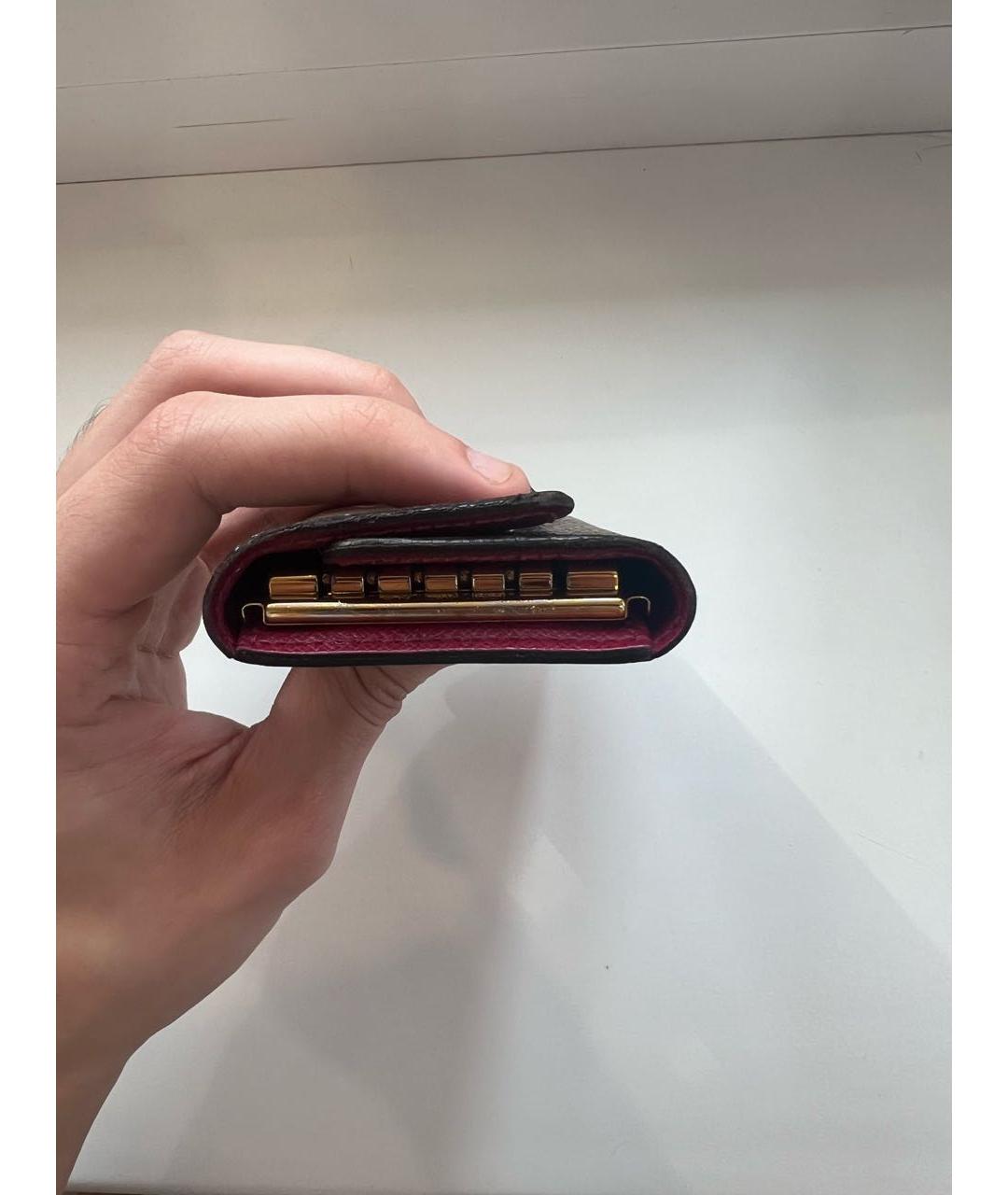 LOUIS VUITTON Бордовая ключница, фото 5
