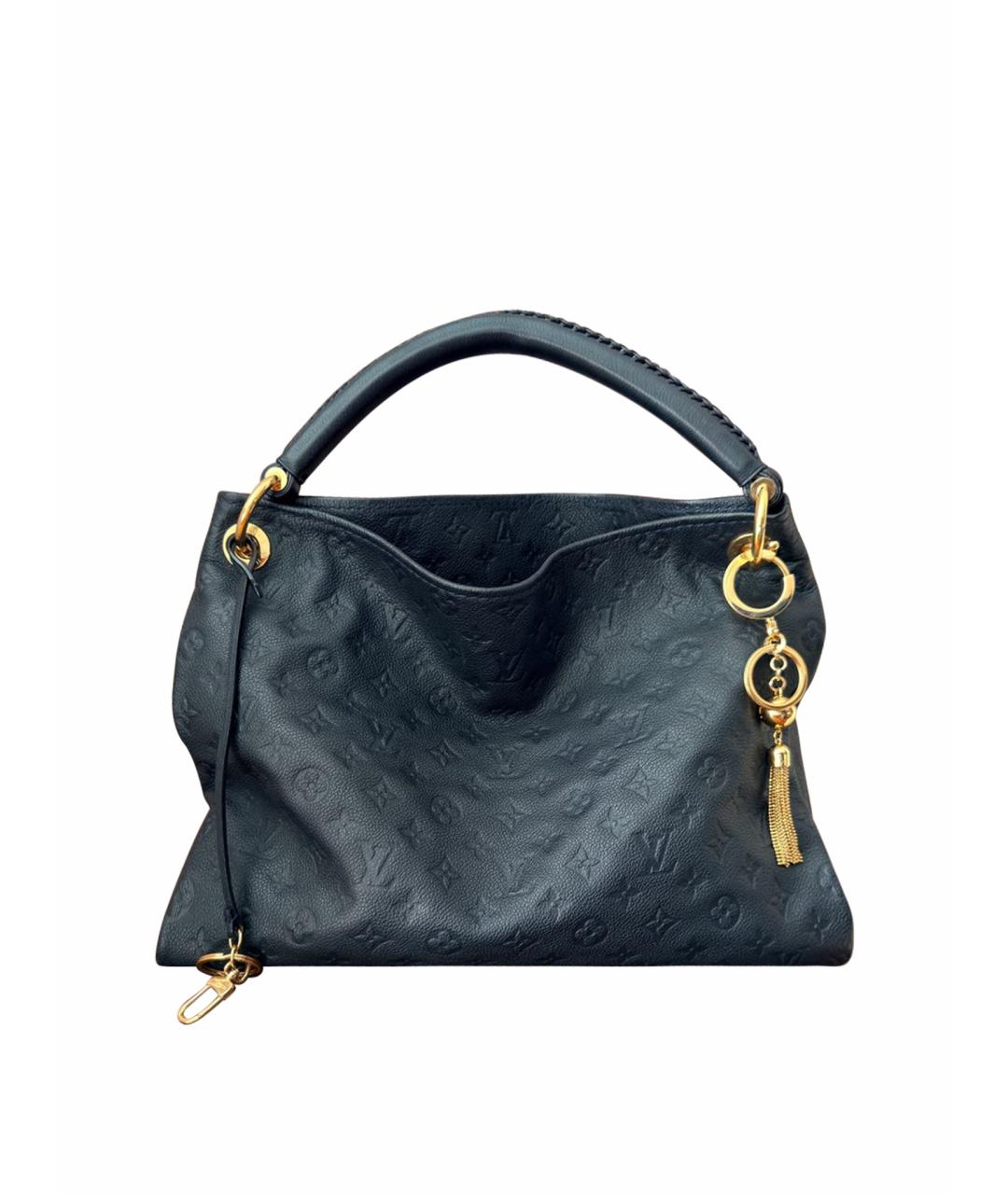 LOUIS VUITTON Темно-синяя кожаная сумка через плечо, фото 1