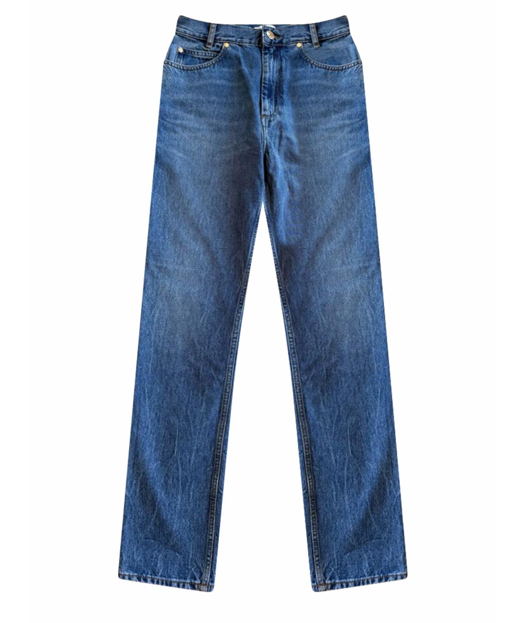 SANDRO Синие хлопковые джинсы слим, фото 1