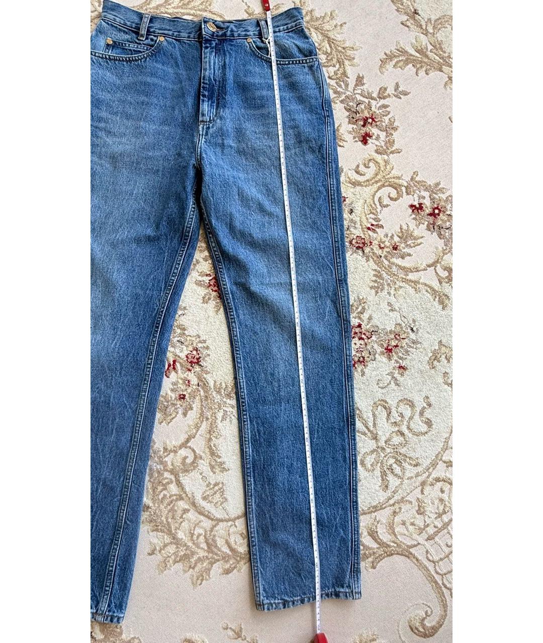 SANDRO Синие хлопковые джинсы слим, фото 7