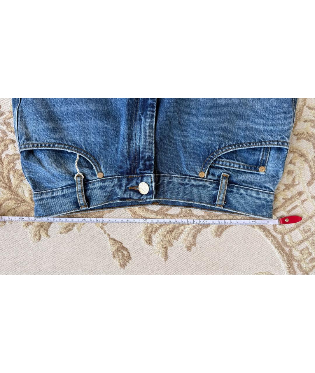 SANDRO Синие хлопковые джинсы слим, фото 6