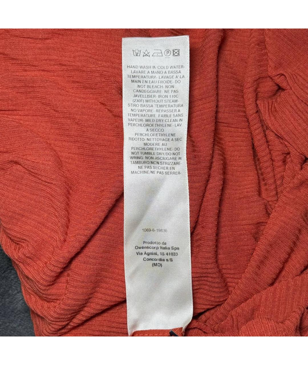 RICK OWENS Оранжевый джемпер / свитер, фото 9