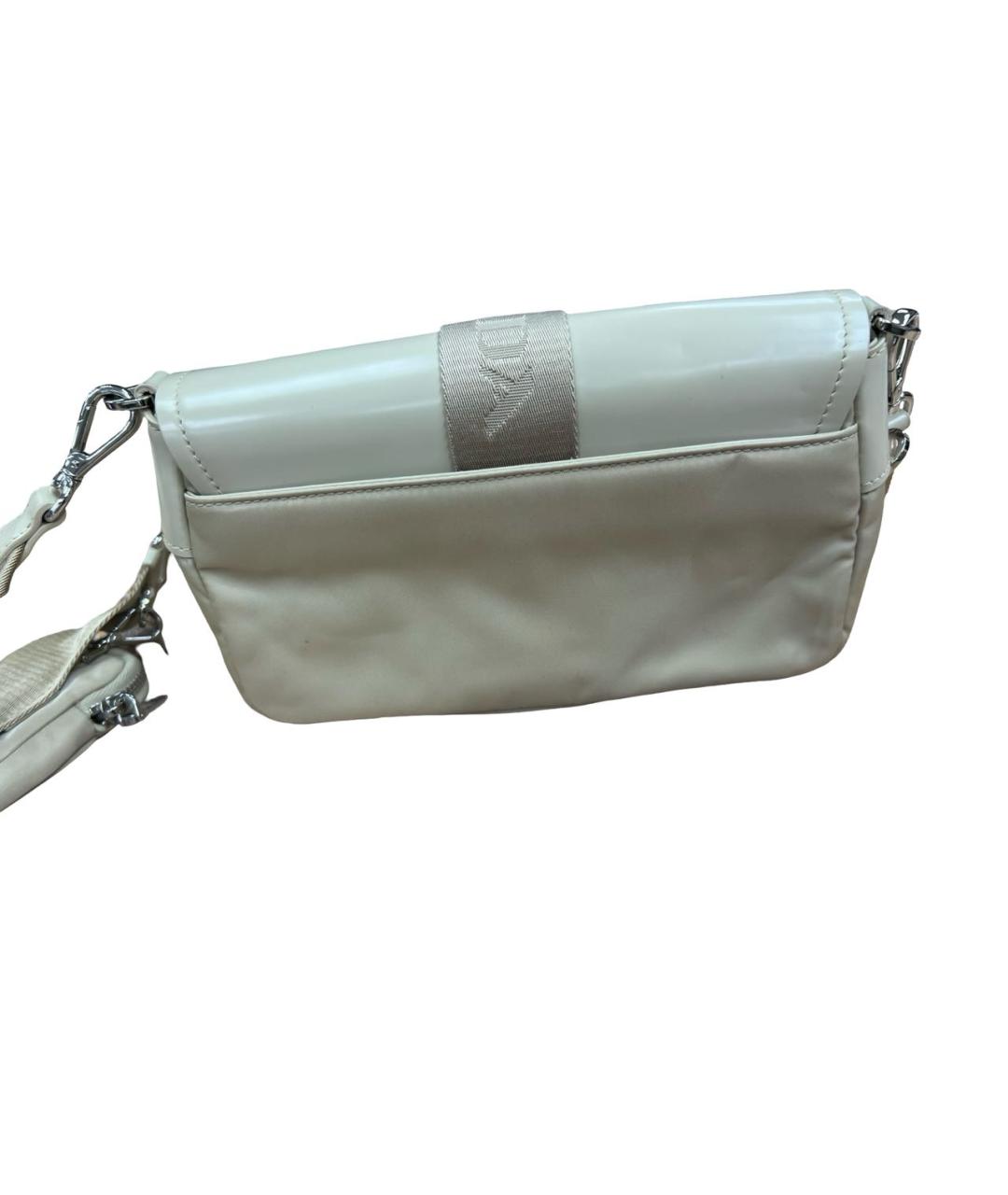 PRADA Бежевая кожаная сумка через плечо, фото 3