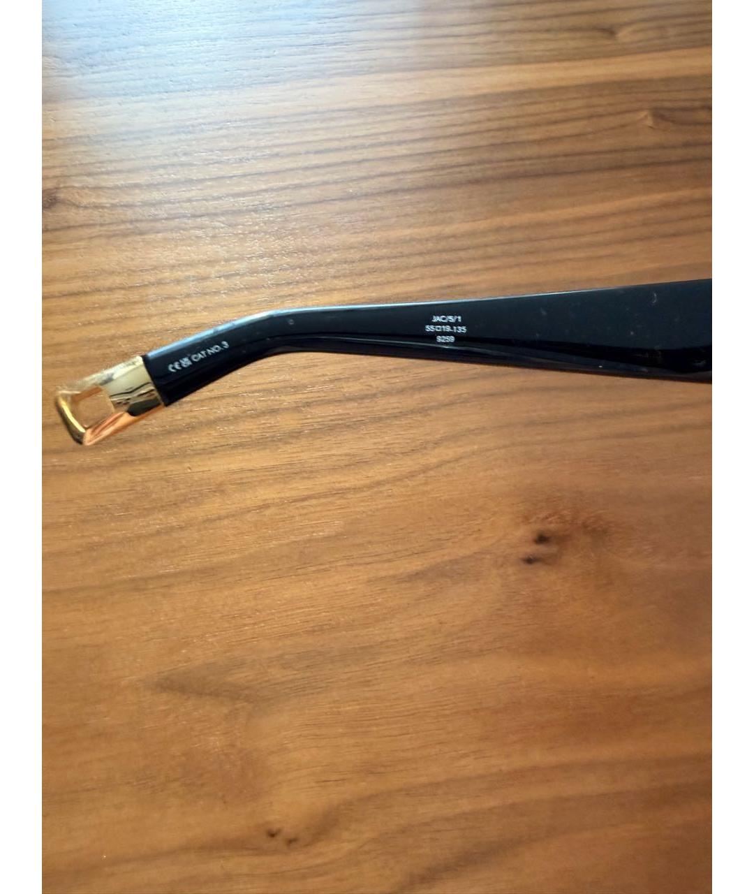 JACQUEMUS Черные пластиковые солнцезащитные очки, фото 7