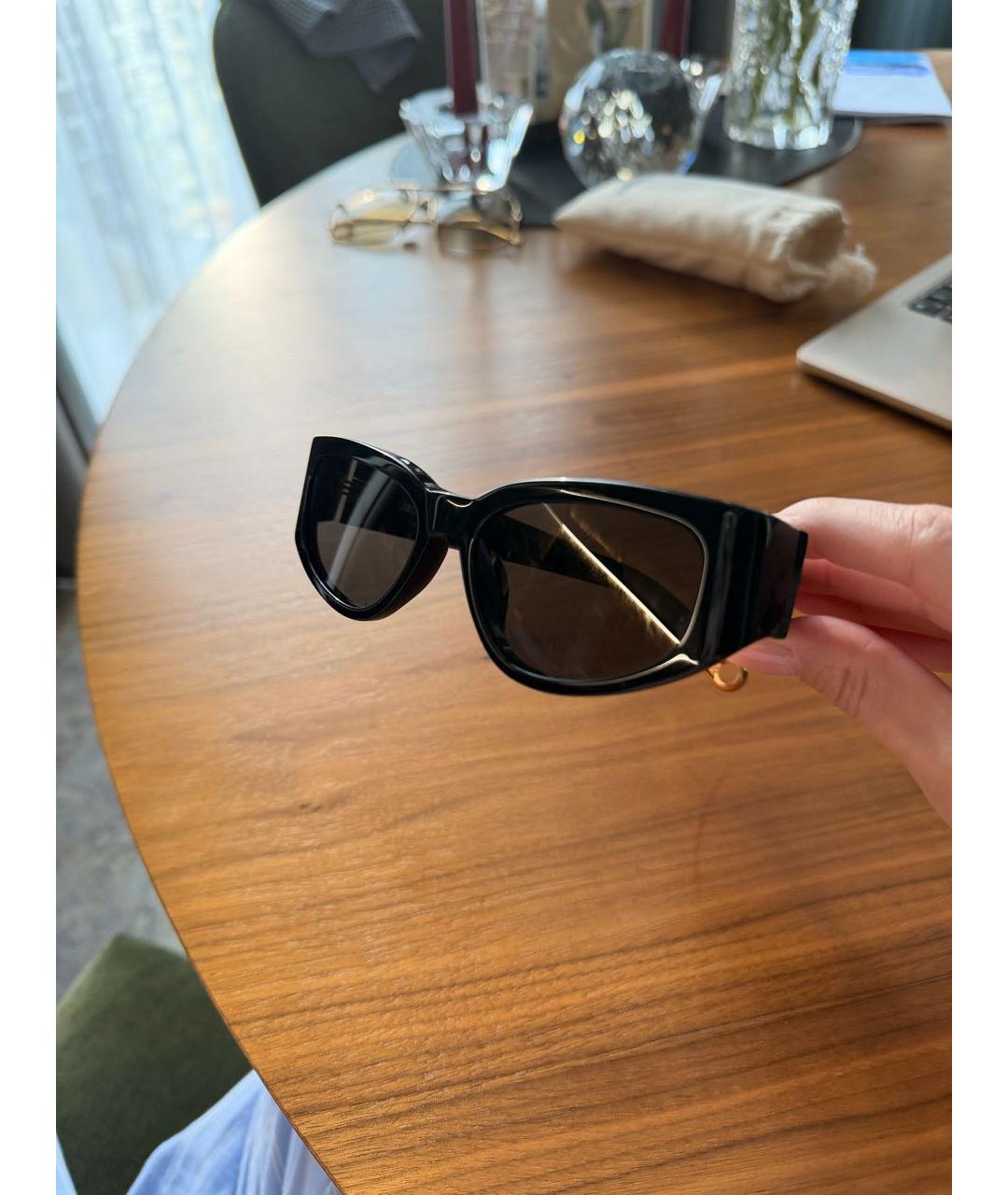 JACQUEMUS Черные пластиковые солнцезащитные очки, фото 2