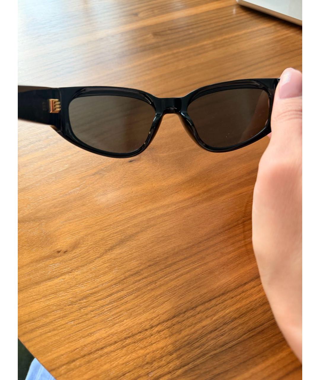 JACQUEMUS Черные пластиковые солнцезащитные очки, фото 8