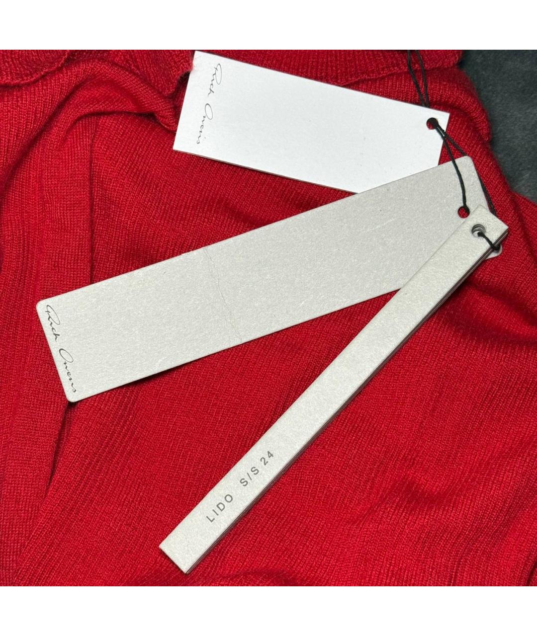 RICK OWENS Красный джемпер / свитер, фото 5