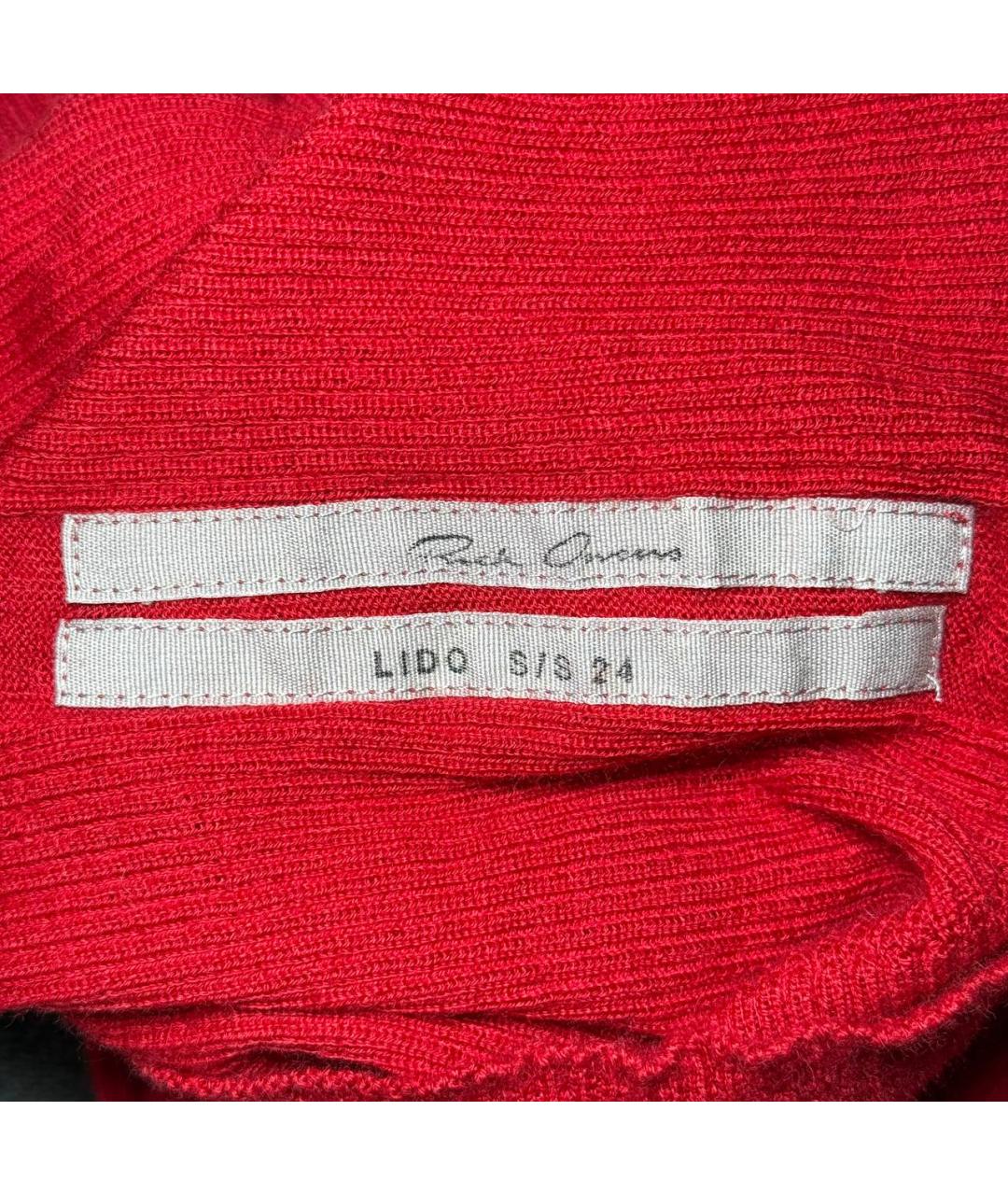 RICK OWENS Красный джемпер / свитер, фото 4