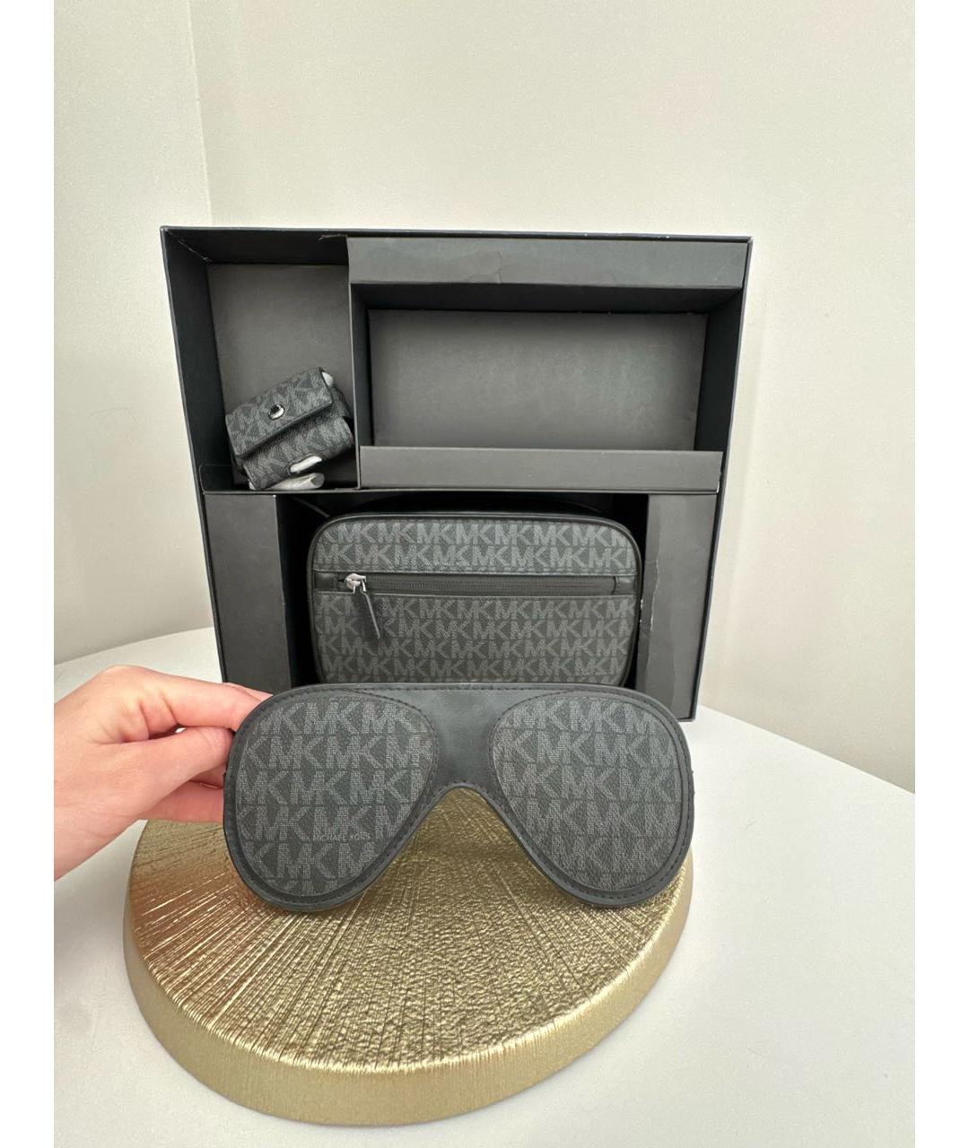 MICHAEL KORS Черный кошелек из искусственной кожи, фото 6