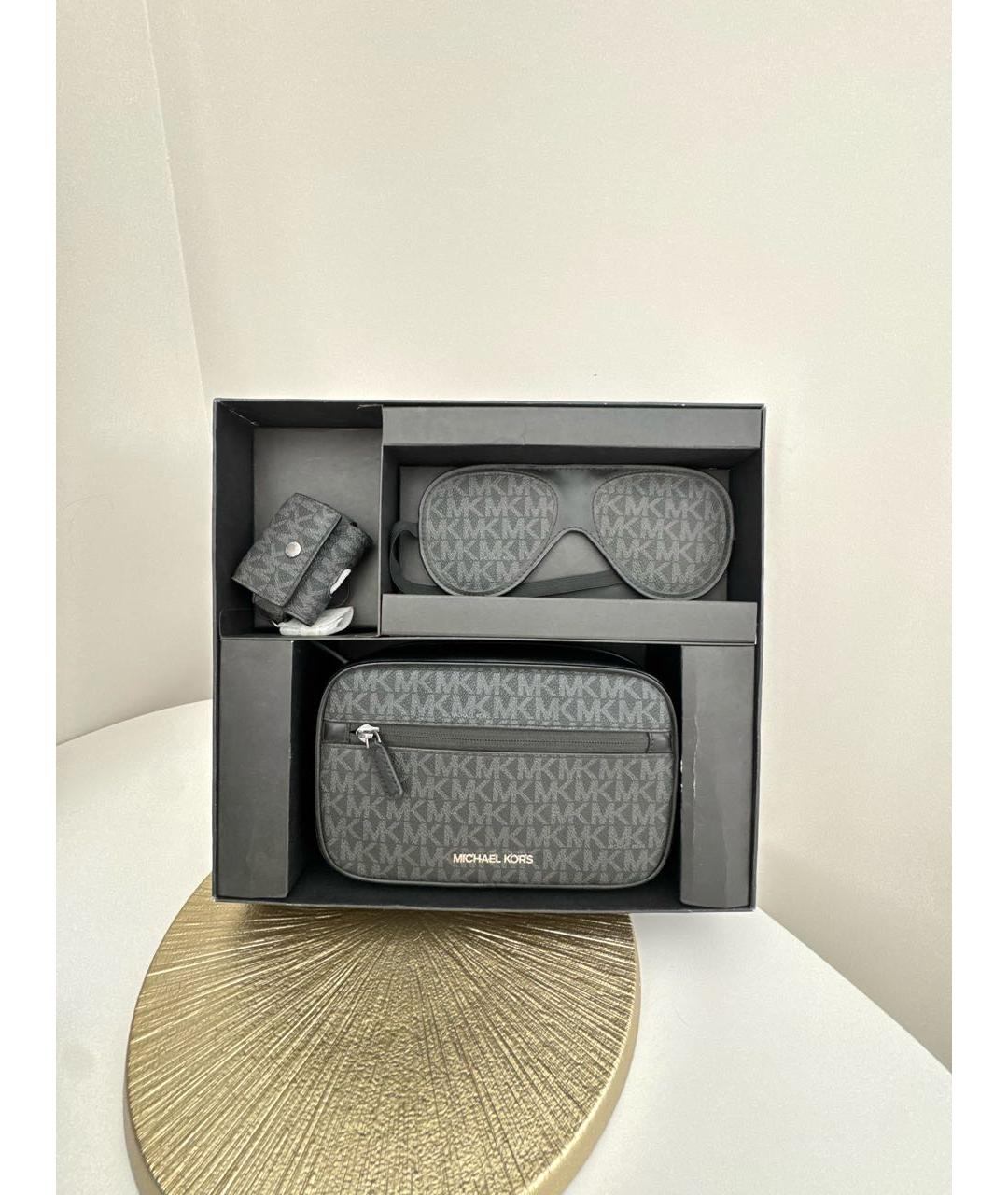 MICHAEL KORS Черный кошелек из искусственной кожи, фото 4