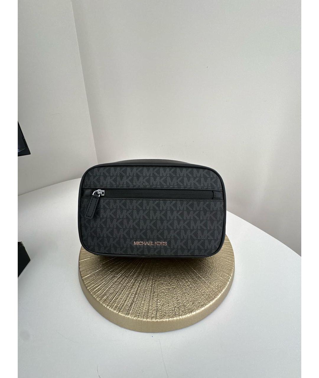 MICHAEL KORS Черный кошелек из искусственной кожи, фото 9