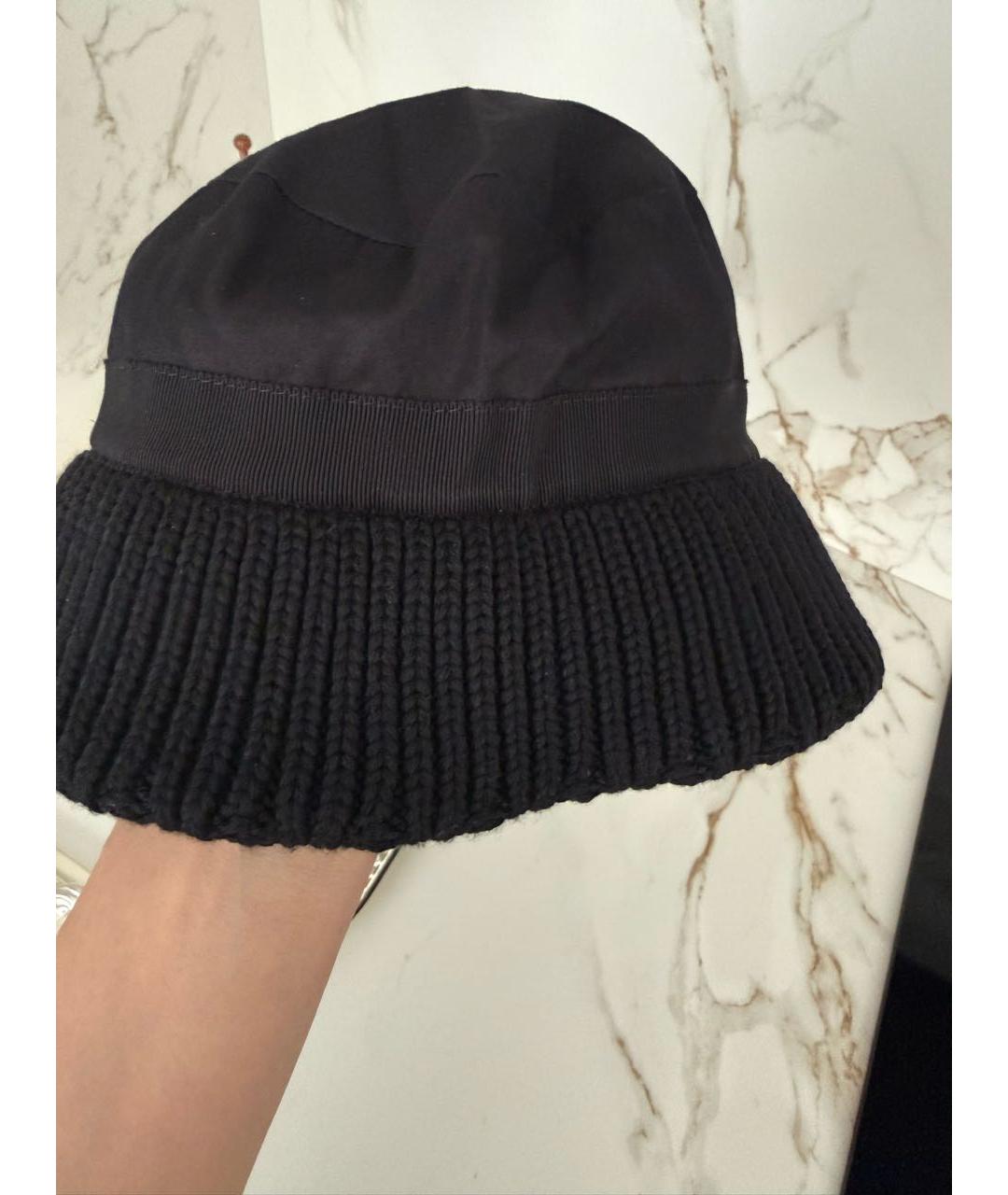 PRADA Черная хлопковая панама, фото 2