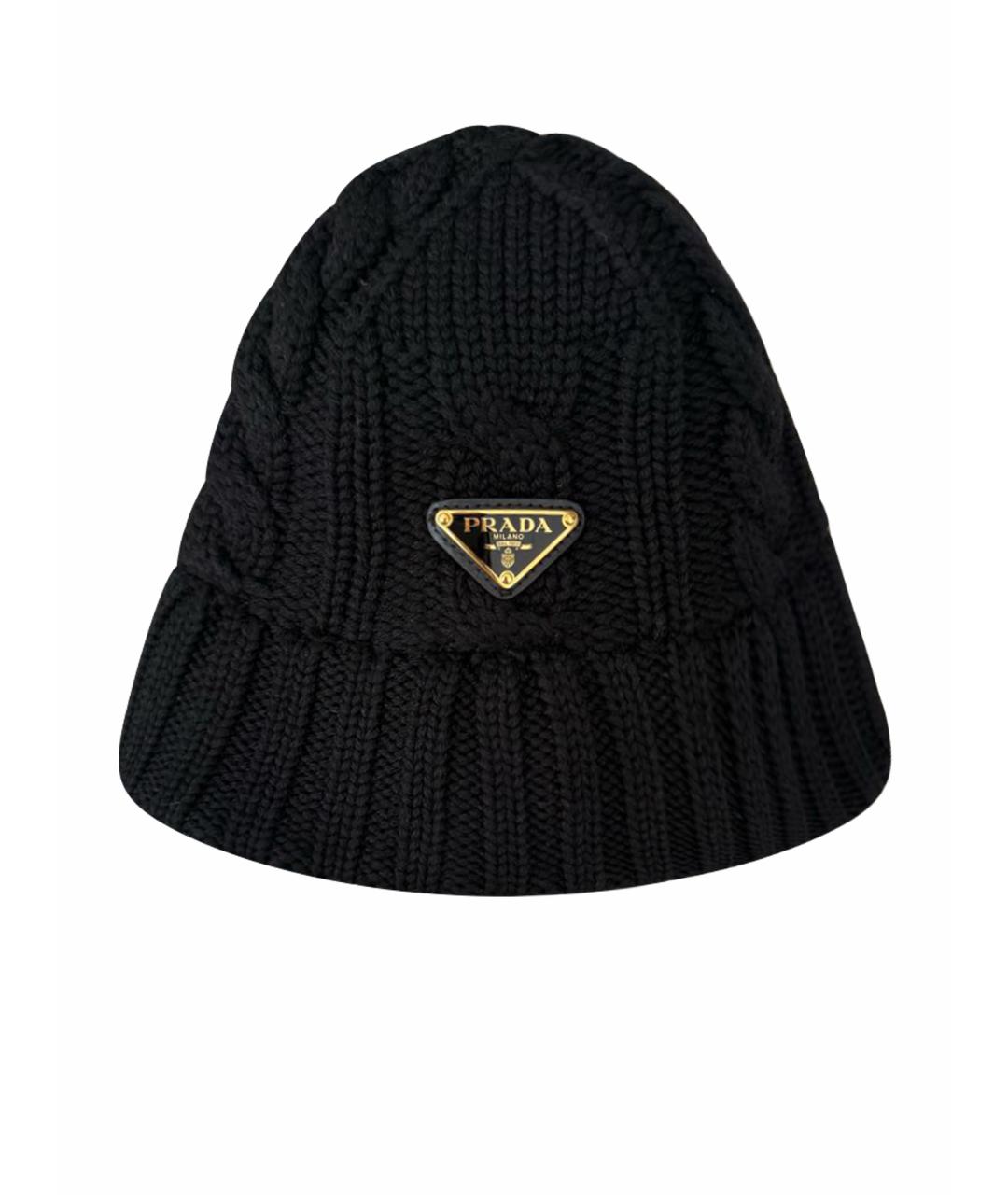 PRADA Черная хлопковая панама, фото 1