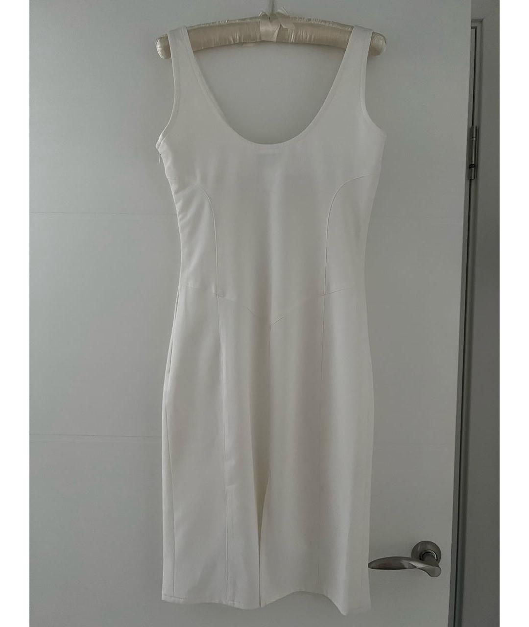 VERSACE JEANS COUTURE Белое полиэстеровое повседневное платье, фото 2