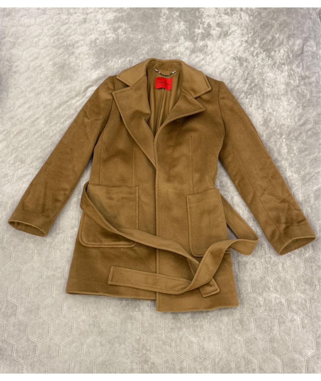 MAX&CO Красное шерстяное пальто, фото 5