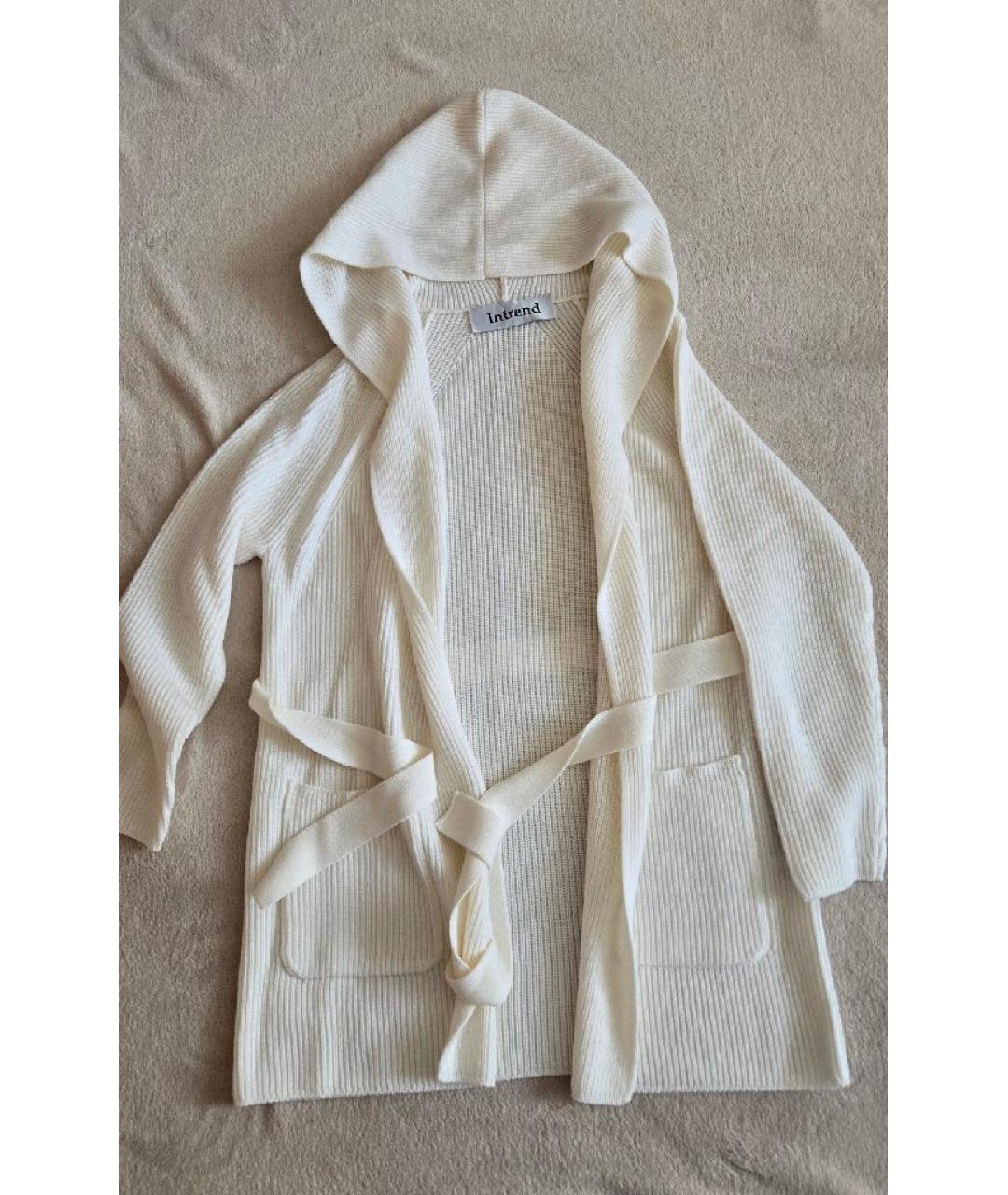 'S MAX MARA Белый шерстяной кардиган, фото 5