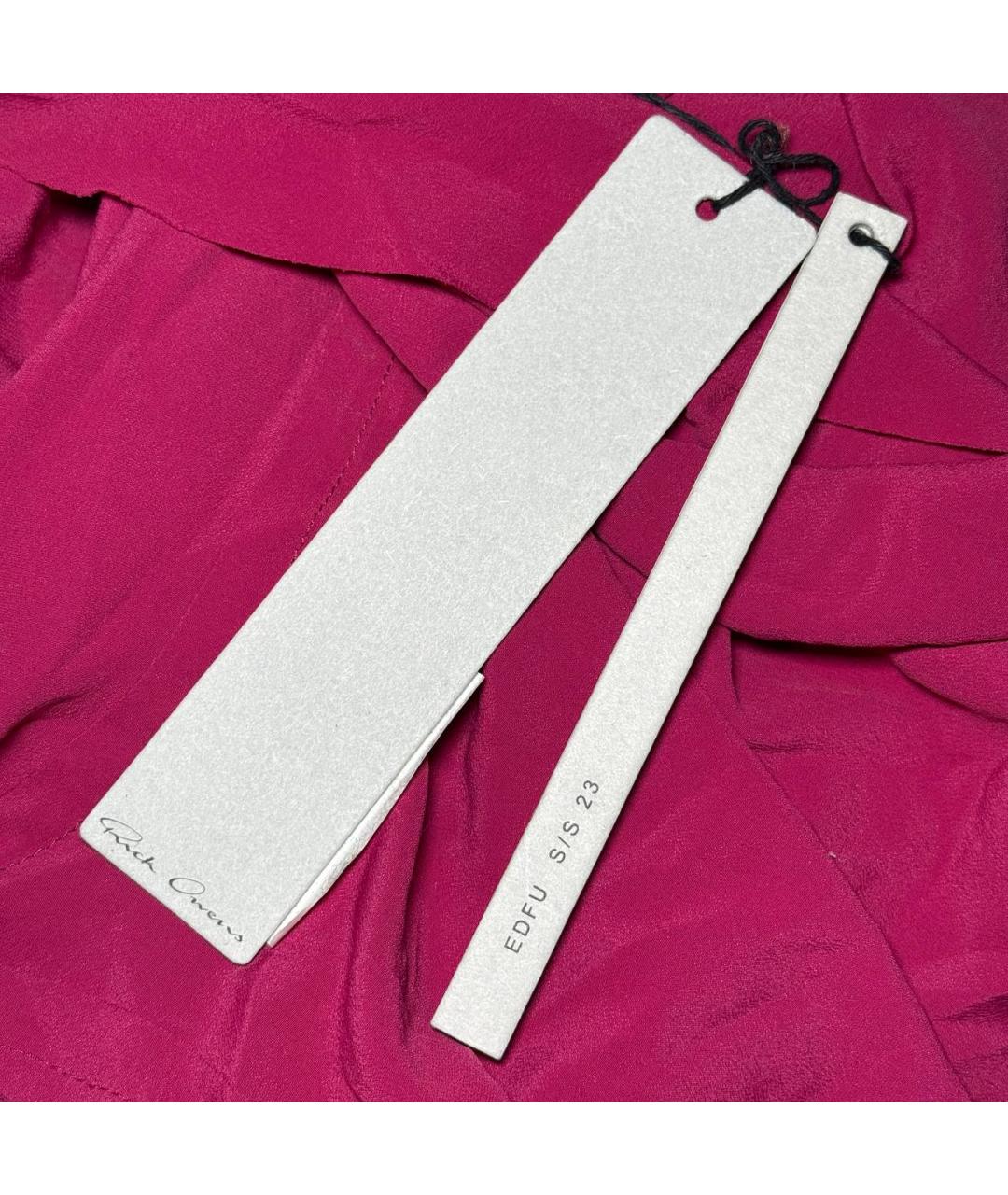 RICK OWENS Фуксия футболка, фото 6