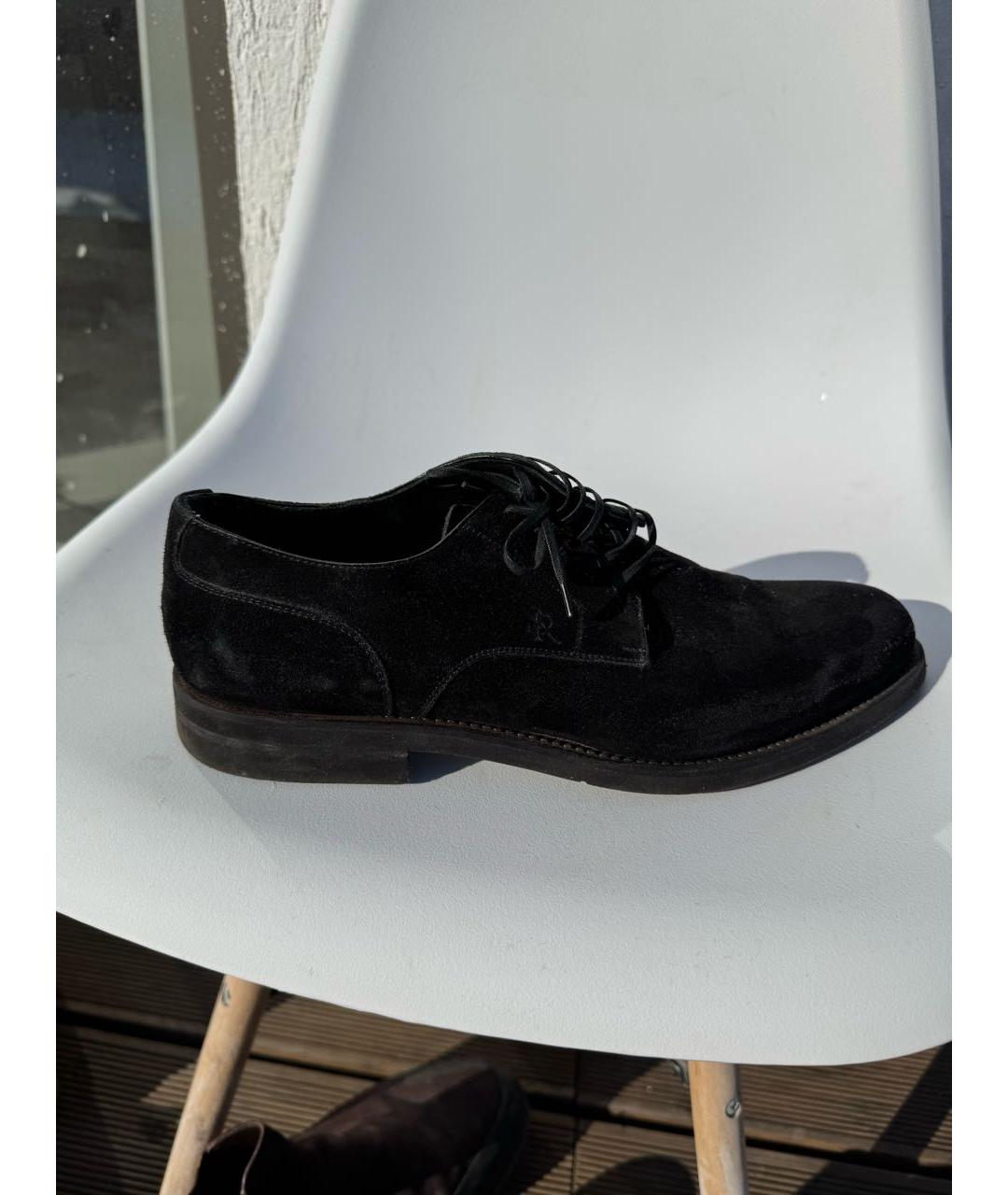 STEFANO RICCI Черные замшевые туфли, фото 6