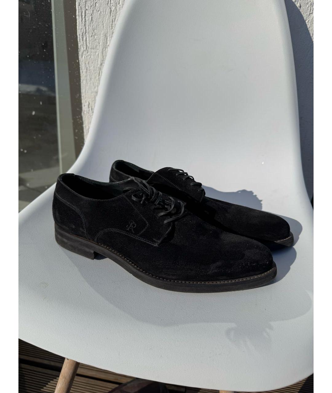 STEFANO RICCI Черные замшевые туфли, фото 4
