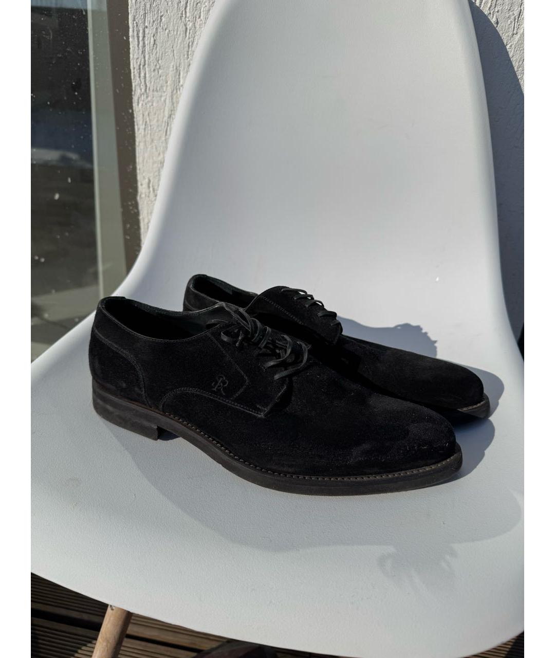 STEFANO RICCI Черные замшевые туфли, фото 2