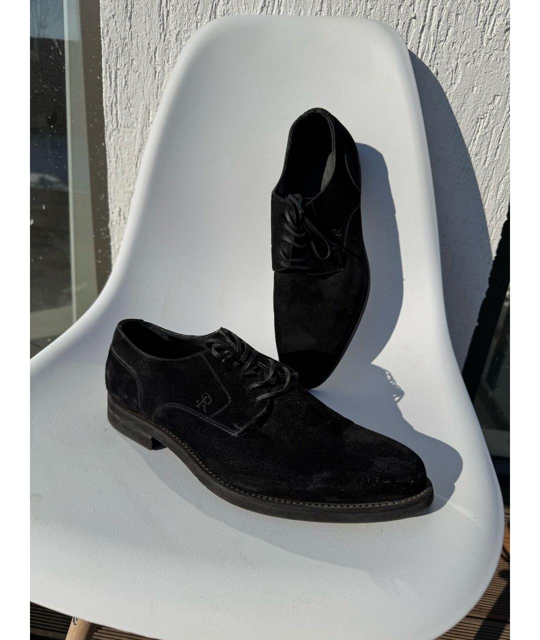 STEFANO RICCI Черные замшевые туфли, фото 3