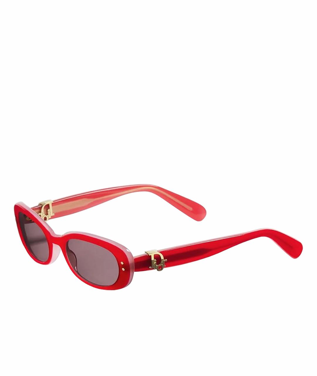 CHRISTIAN DIOR Красные солнцезащитные очки, фото 1