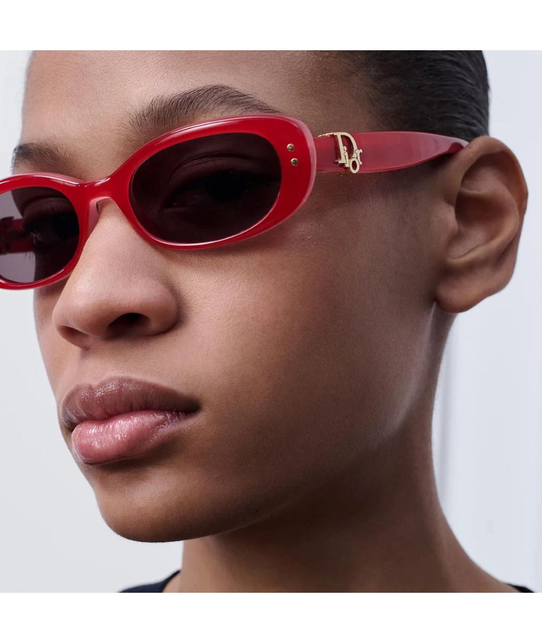 CHRISTIAN DIOR Красные солнцезащитные очки, фото 2