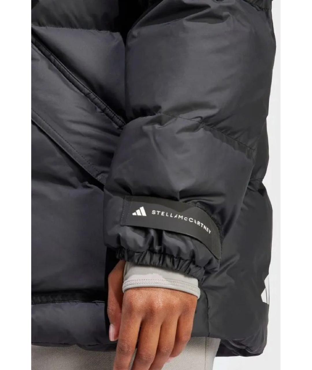 ADIDAS BY STELLA MCCARTNEY Черный полиэстеровый пуховик, фото 4