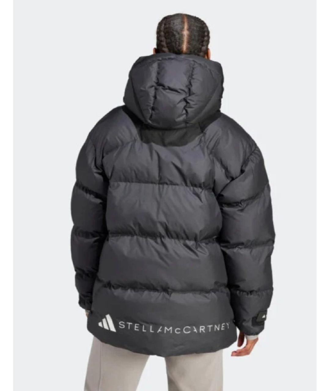 ADIDAS BY STELLA MCCARTNEY Черный полиэстеровый пуховик, фото 2