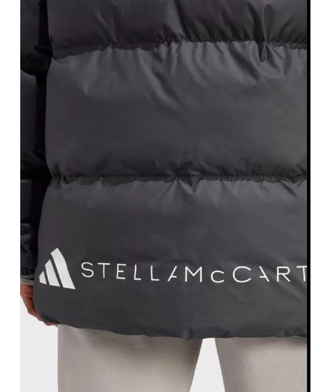 ADIDAS BY STELLA MCCARTNEY Черный полиэстеровый пуховик, фото 6