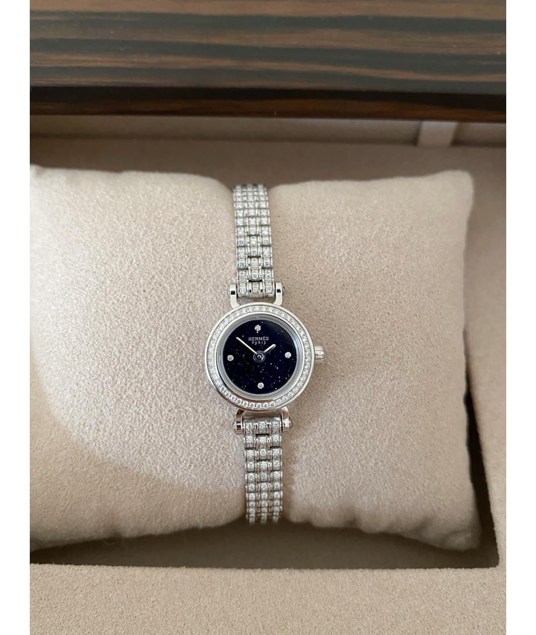 HERMES Серебряные часы из белого золота, фото 6