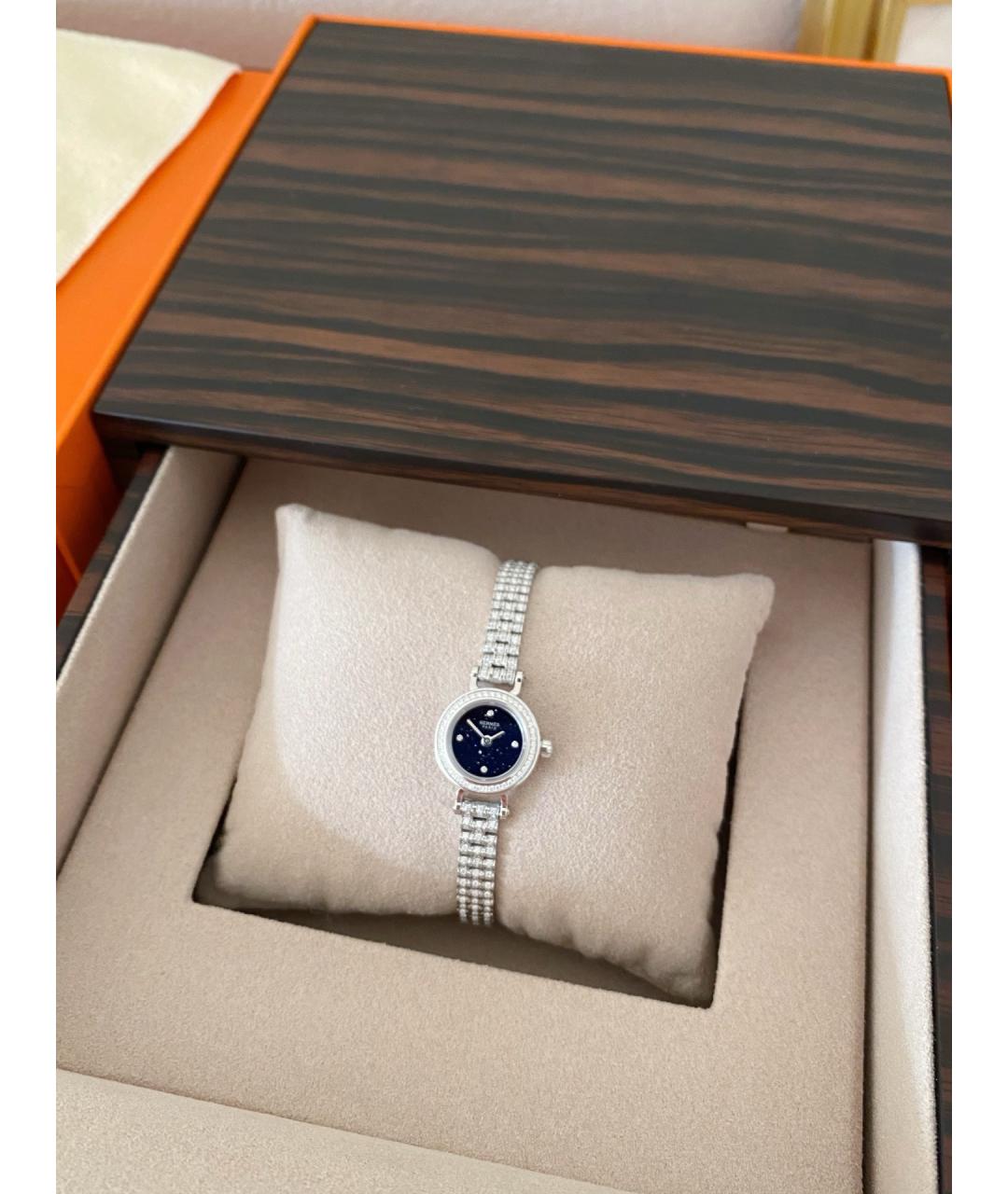 HERMES Серебряные часы из белого золота, фото 3