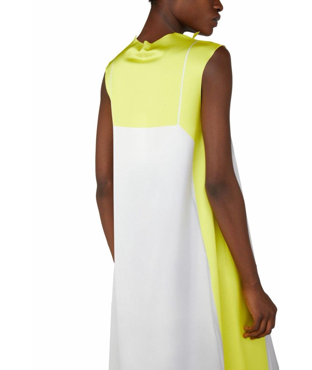 LOEWE Желтое полиэстеровое повседневное платье, фото 2