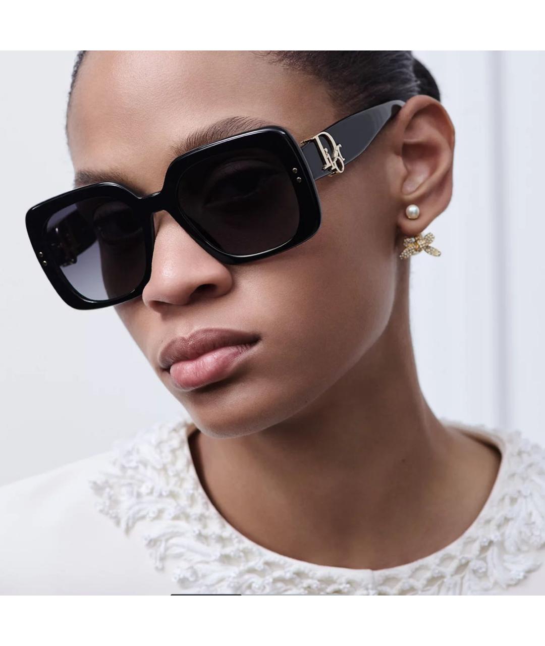 CHRISTIAN DIOR Черные солнцезащитные очки, фото 2