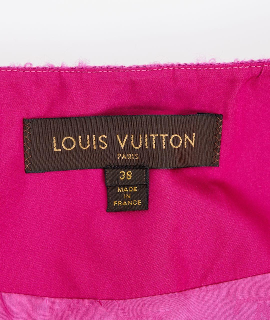 LOUIS VUITTON Розовый шерстяной кардиган, фото 3