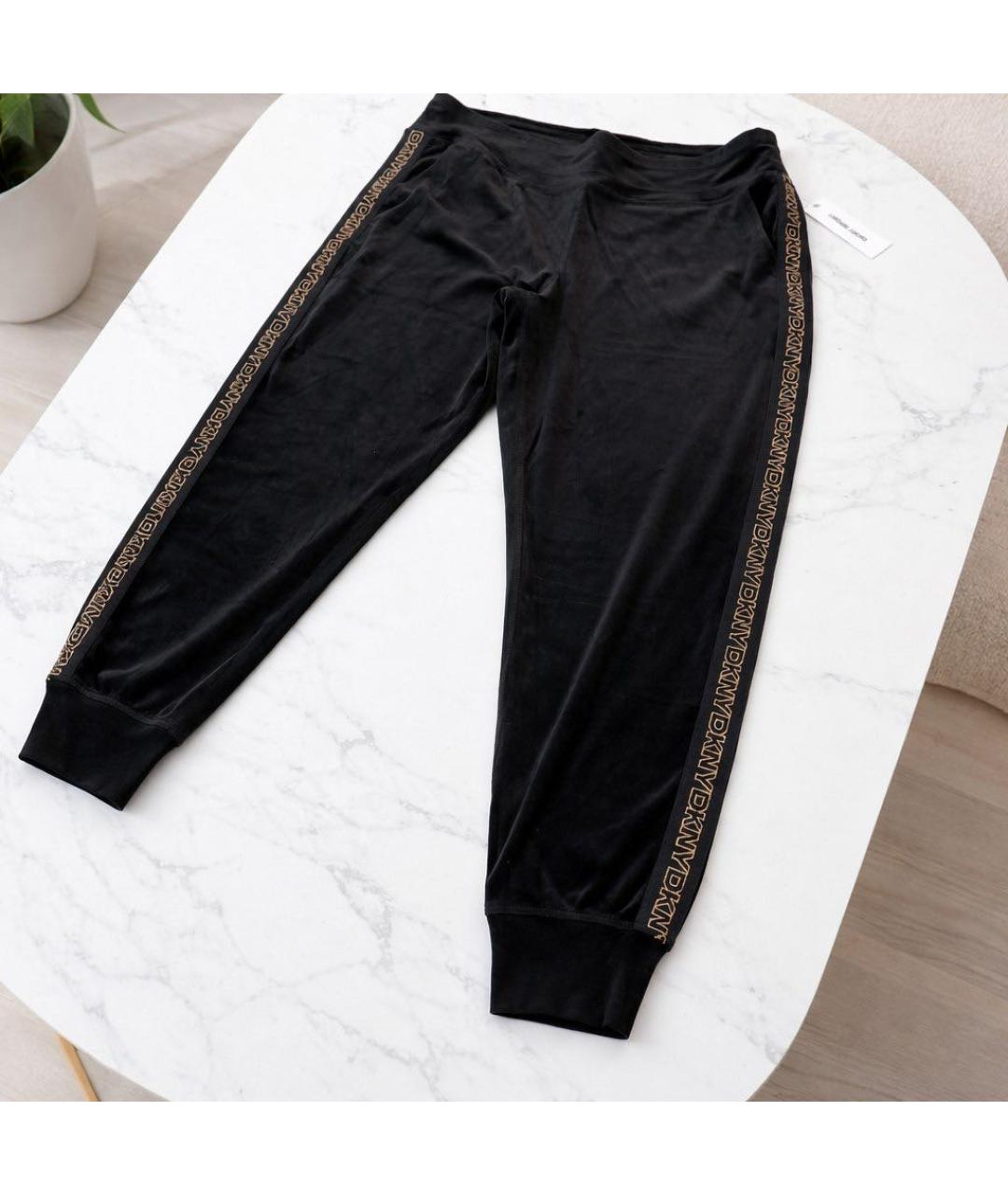 DKNY Черные полиэстеровые спортивные брюки и шорты, фото 3