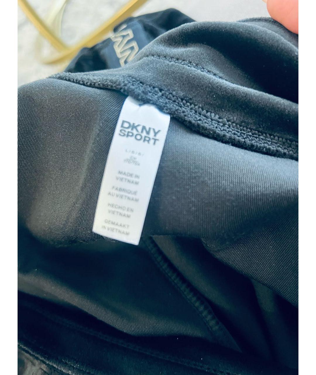 DKNY Черные полиэстеровые спортивные брюки и шорты, фото 4