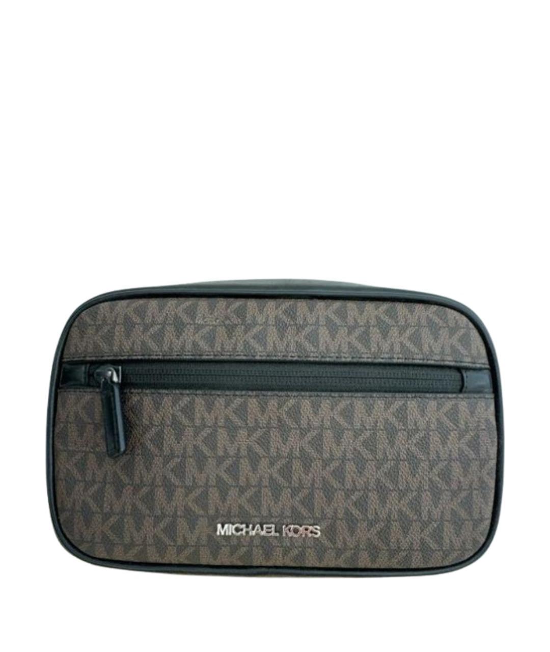 MICHAEL KORS Коричневая косметичка, фото 1