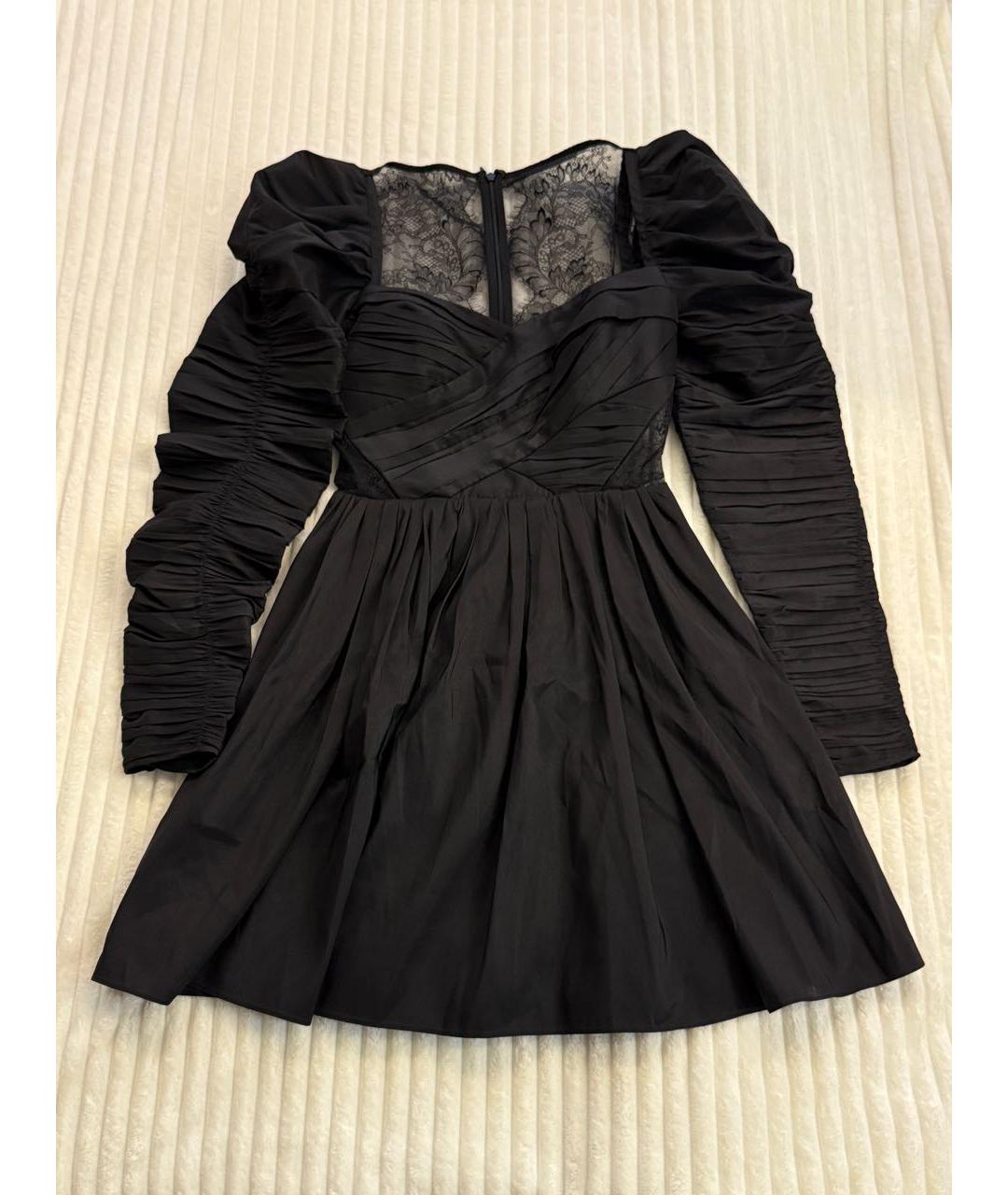 SELF-PORTRAIT Черное кружевное вечернее платье, фото 5