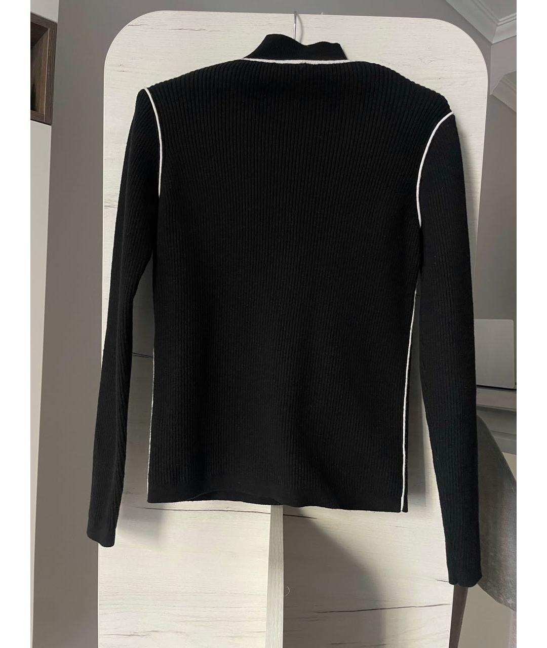 MAJE Черный хлопковый джемпер / свитер, фото 2